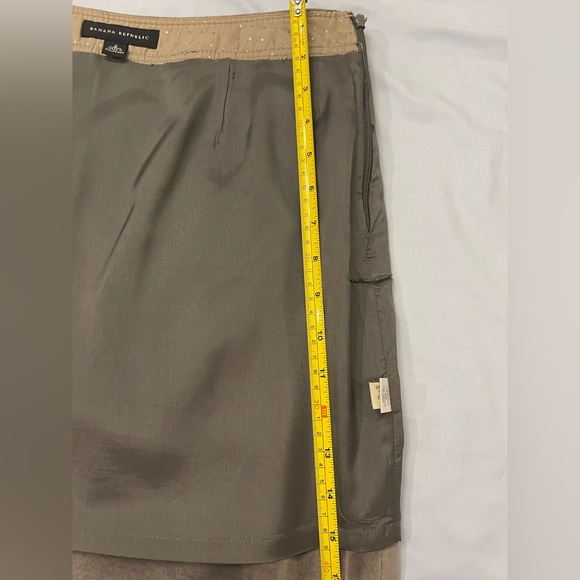 Banana Republic Velvet Charcoal Buttoned Mini Skirt - Picture 7 of 11